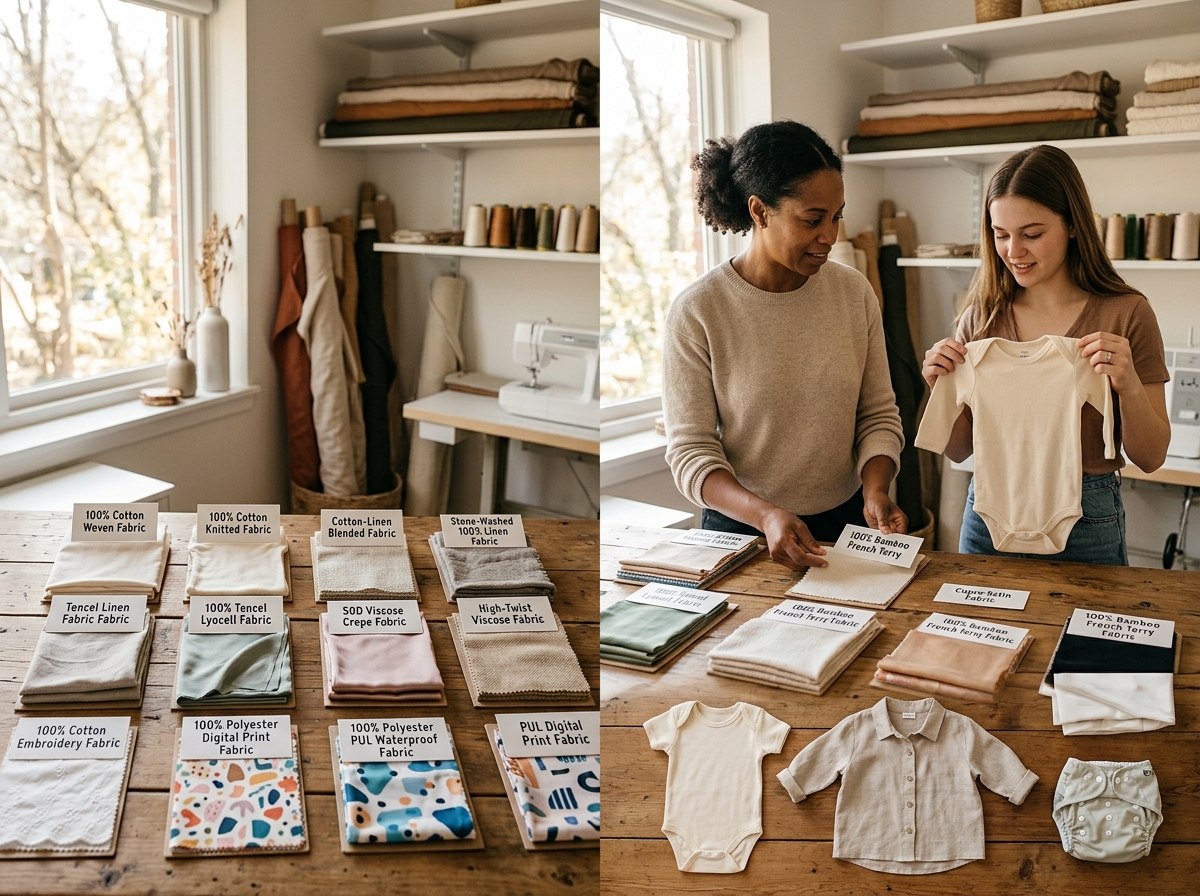 Como escolher tecidos seguros para peles sensíveis e roupas de bebê?