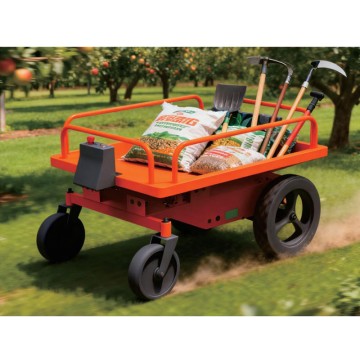 Autonomous Following Logistics Transport Cart for Warehouses & Factories