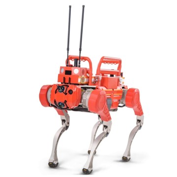 Emergency Support Quadruped Robot