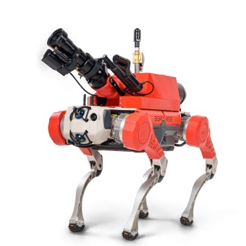 Fire Monitor Quadruped Robot