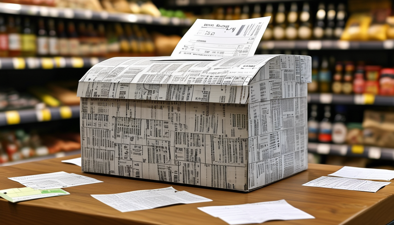 Thermal Coating Paper For Supermarket Receipt Issuing