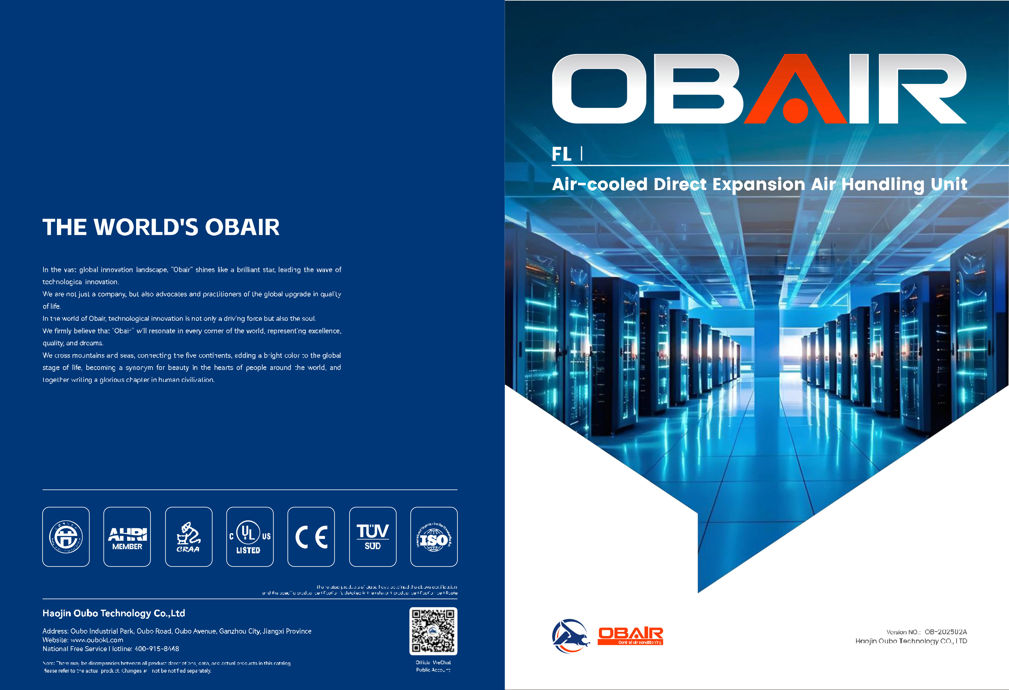 Air-cooled Direct Expansion Air Handling Unit