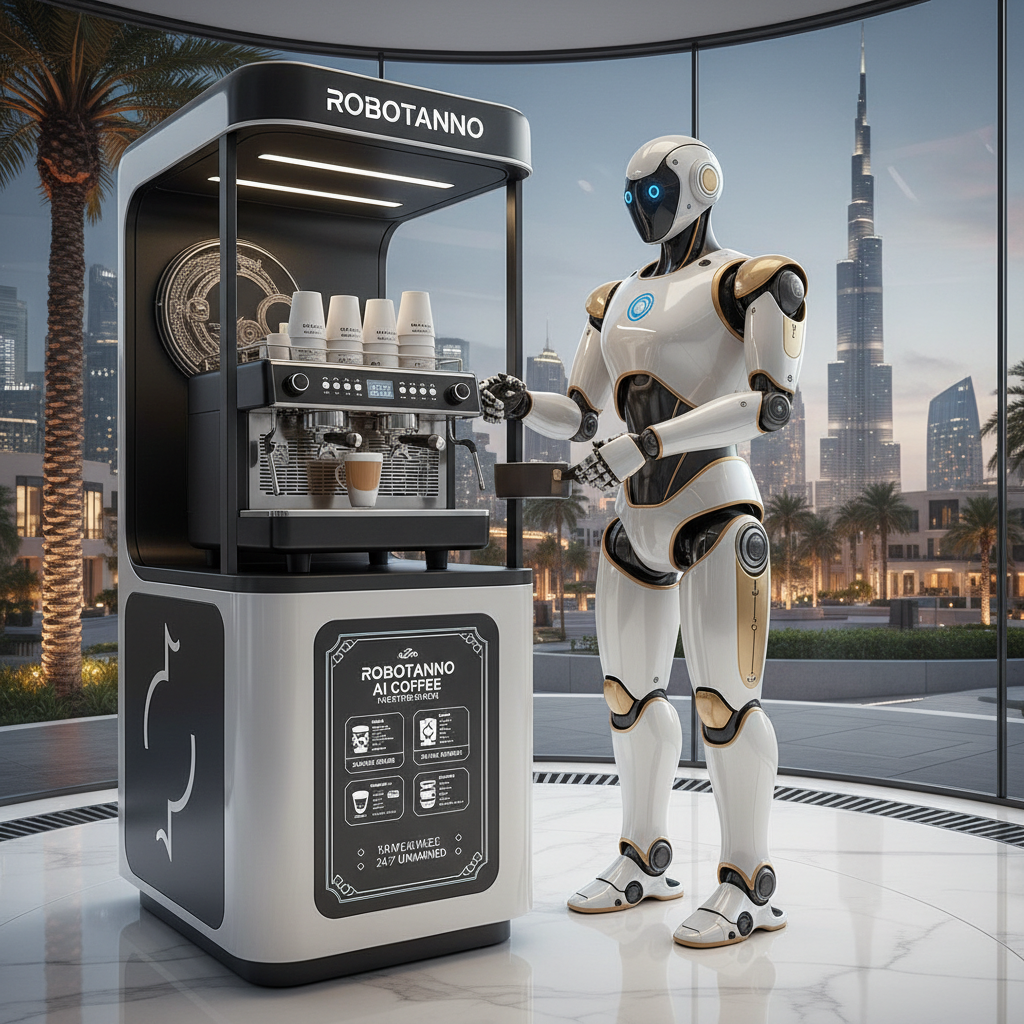 AI Coffee Robot in Dubai