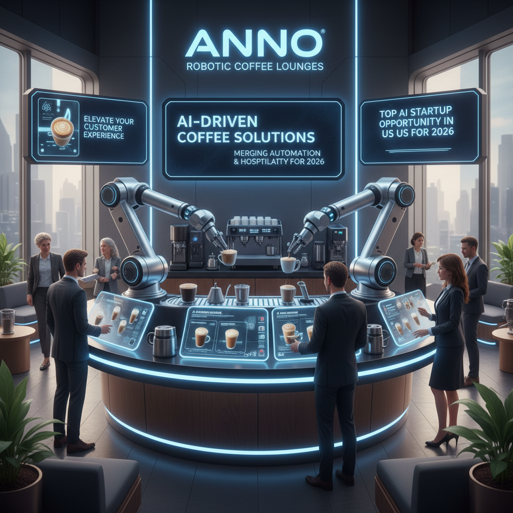 Top AI Startup Opportunity in the US for 2026: ANNO Robotic Coffee Lounges