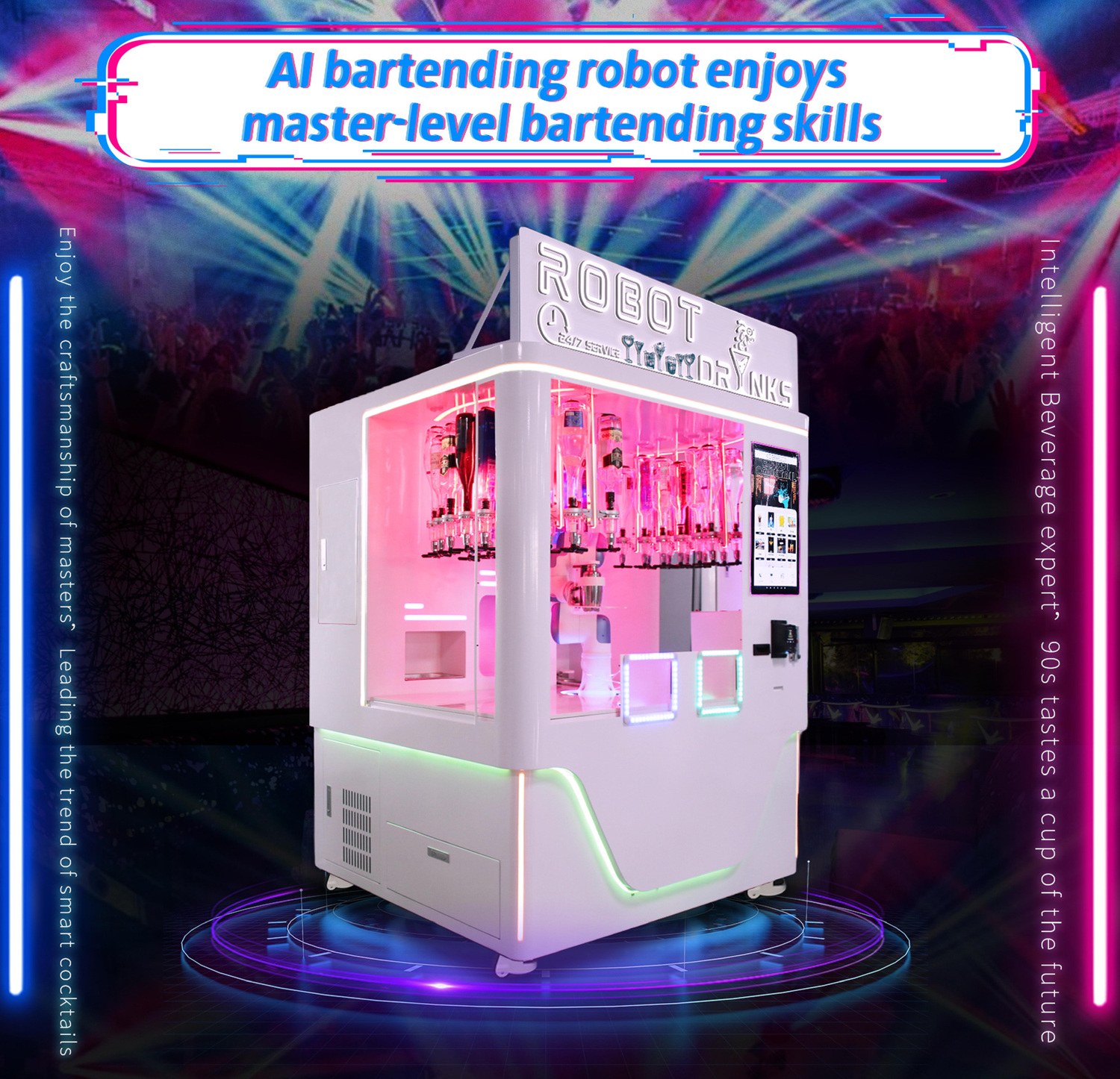 Al Robot Drinks (Cocktail&Drink) Machine 6