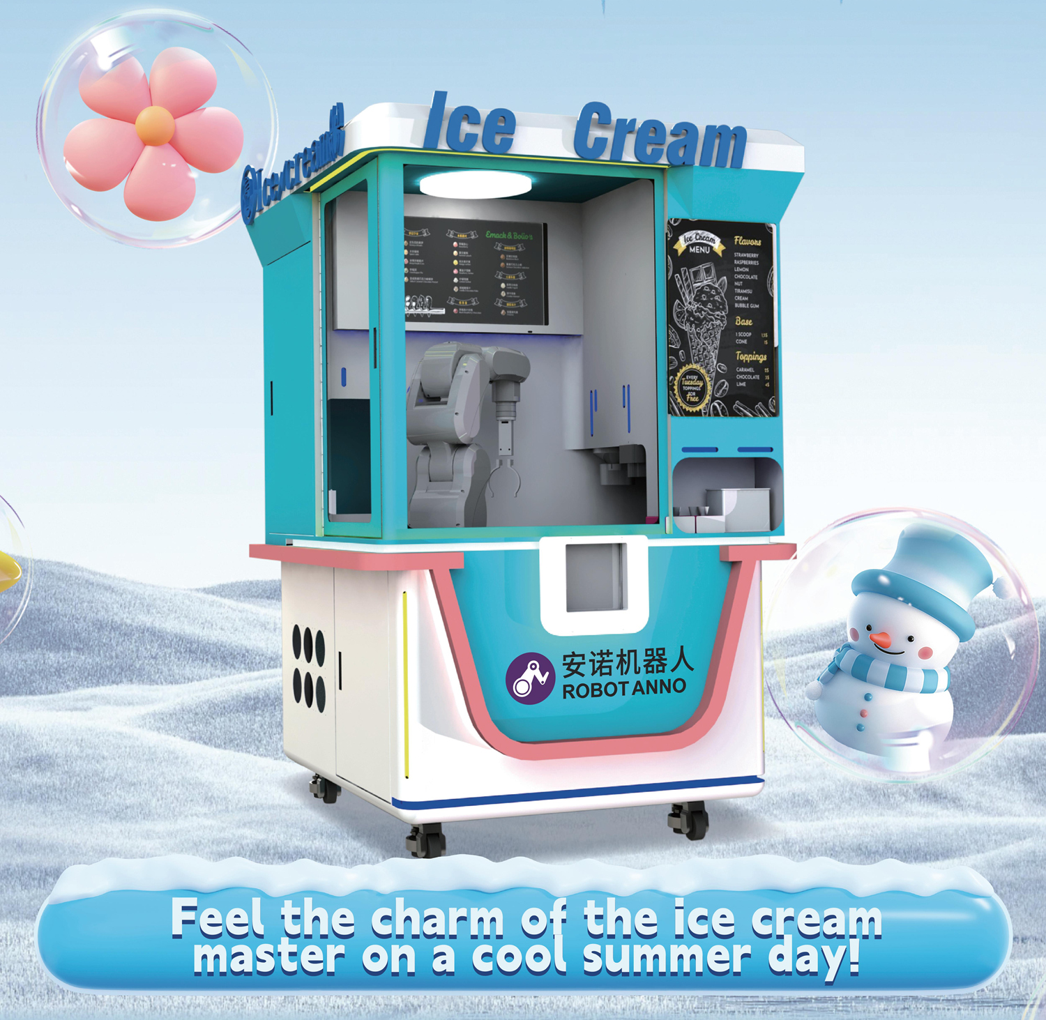 New closed ice cream machine 6