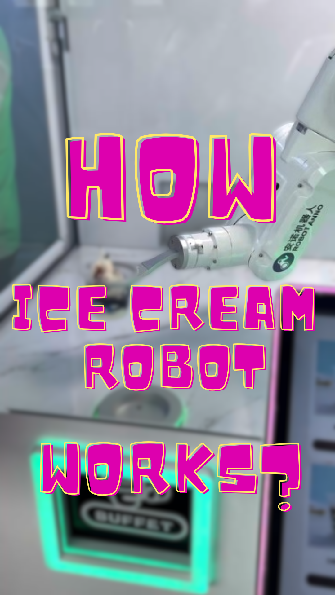 How our ice cream robot works