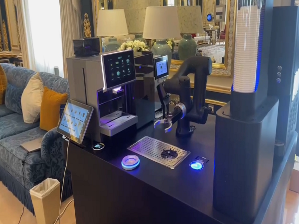 Experience Anno's AI Floral Coffee Bar at Dubai's Luxury Villa