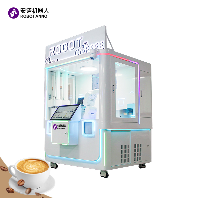 Máquina expendedora de café móvil con IA disponible las 24 horas | Robot Master Cafe | Soluciones de café automatizadas - producto