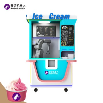 New Master 24h Robot Lce Cream Shop--Ai Robot Ice Cream Kiosk