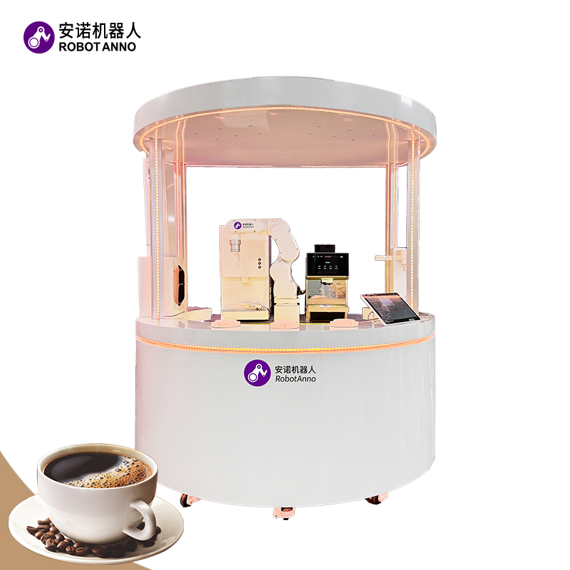 Nueva generación de máquinas de café robot (redondas): un producto Mobile Master Cafe
