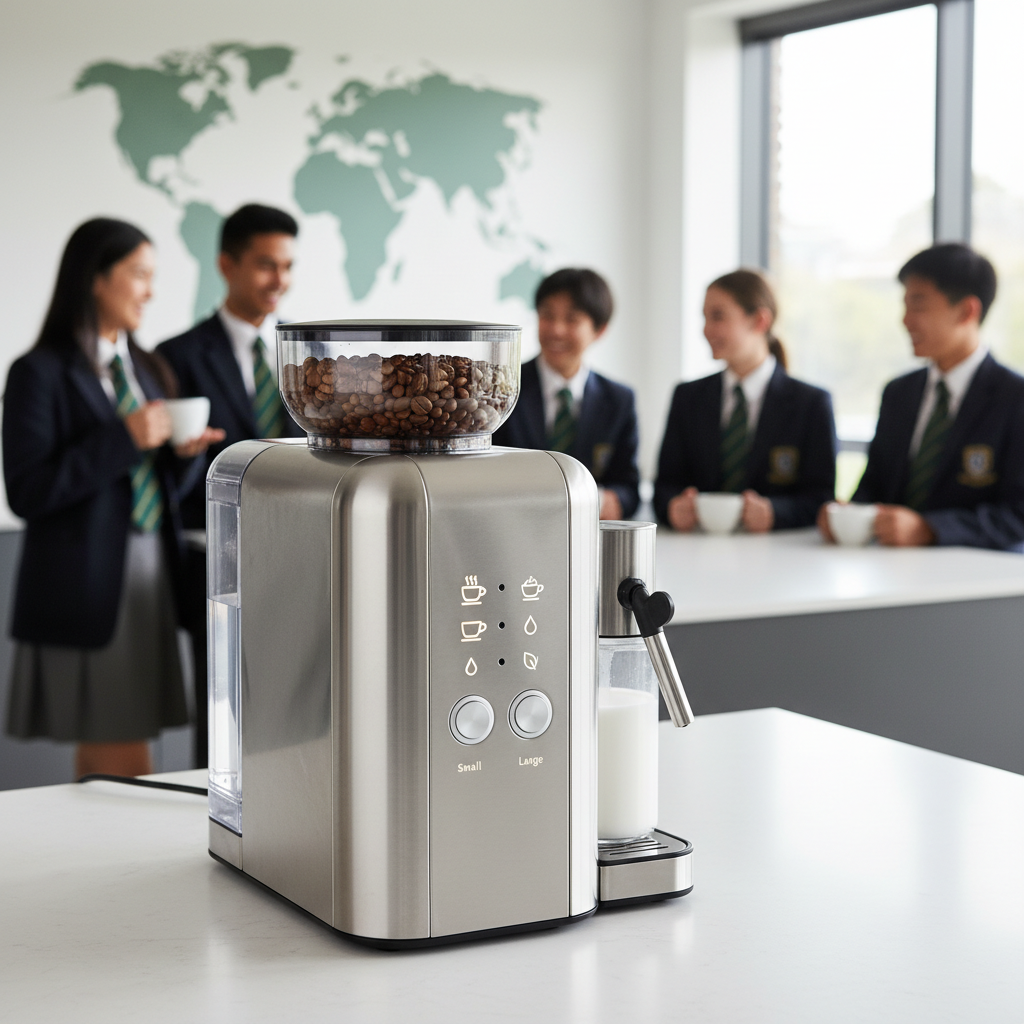 Compact Coffee Machine For International Boarding Schools