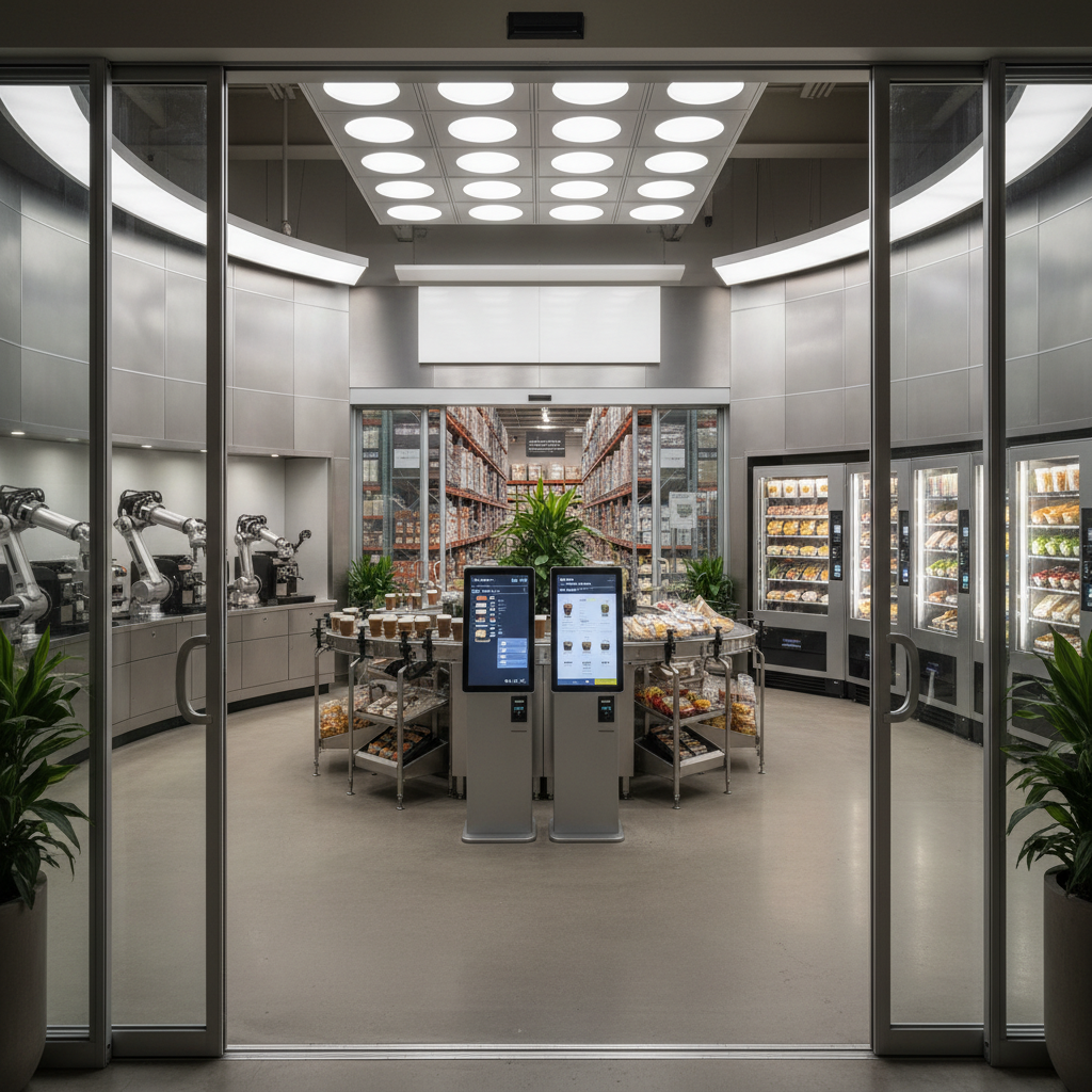Automated Cafe For Costco Membership Entrance
