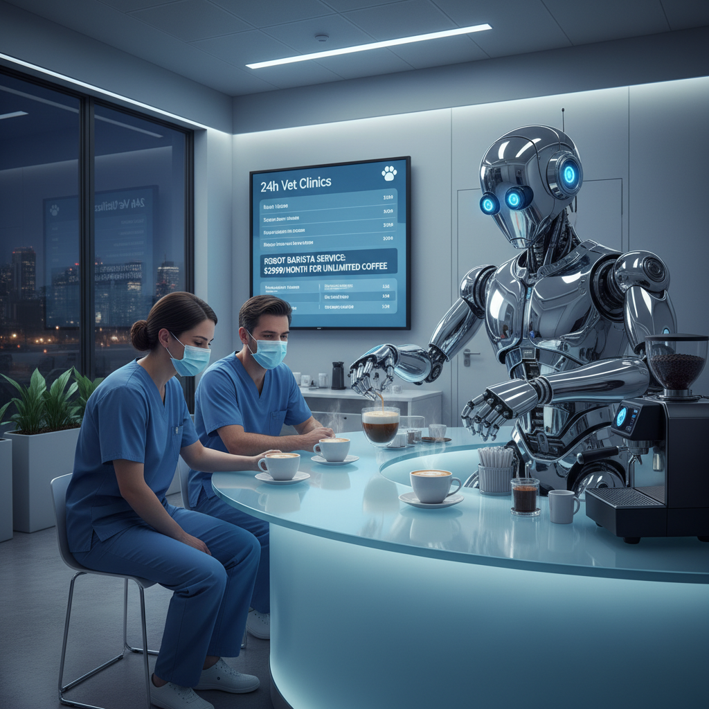 Robot Barista Price For 24h Vet Clinics