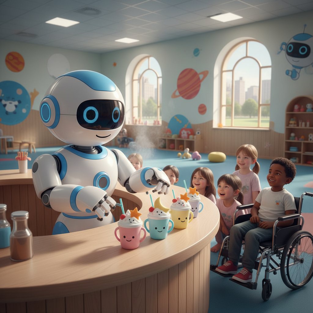Robot Coffe For Children's Hospitals