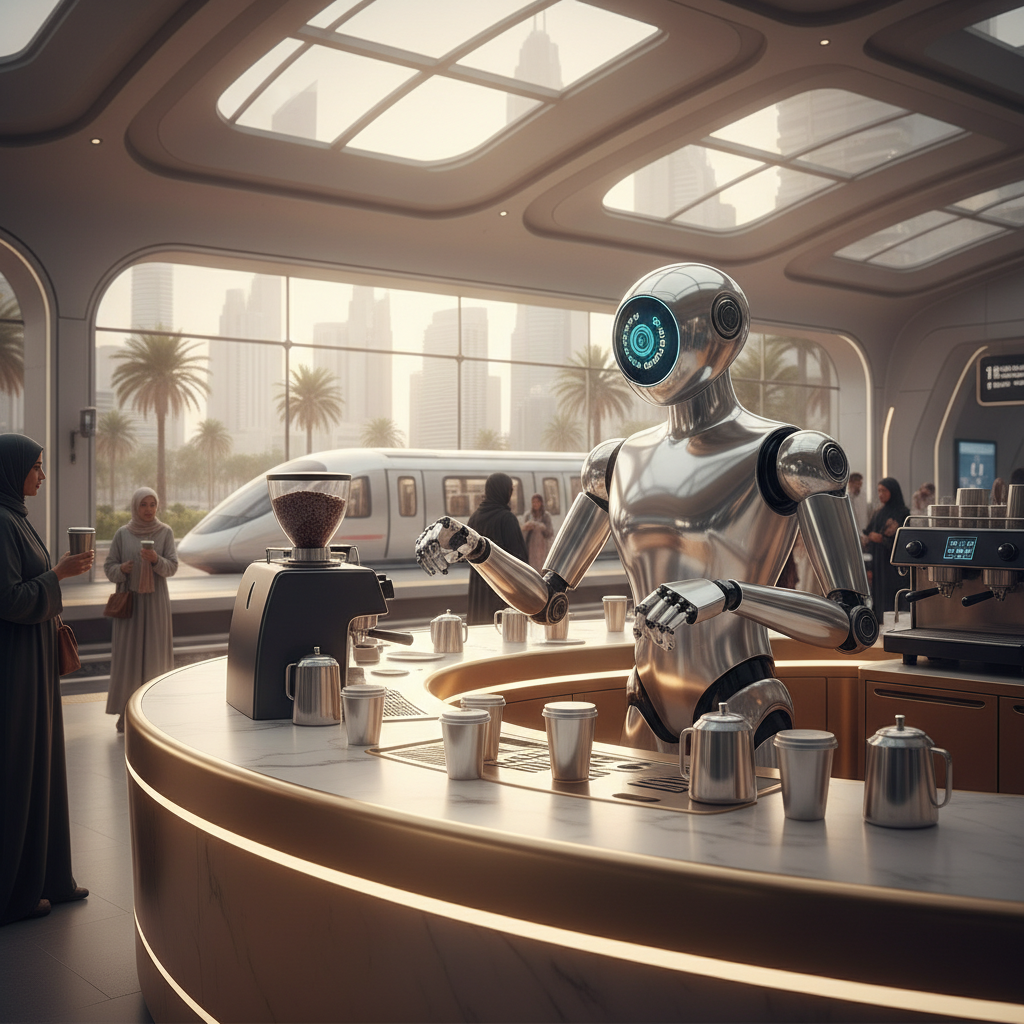 Coffee Robot For Dubai Metro Stations