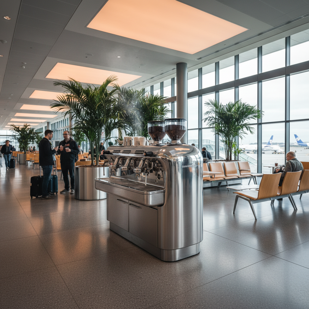 Espresso Machine For Airport-lobby