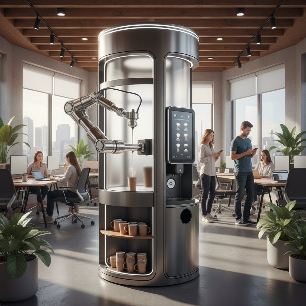 Robotic Coffee Kiosk For Co-working Spaces
