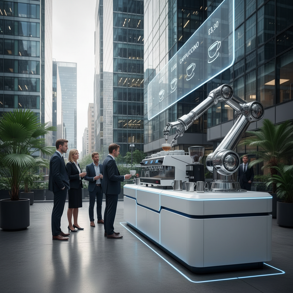 Robot Barista Price For Canary Wharf