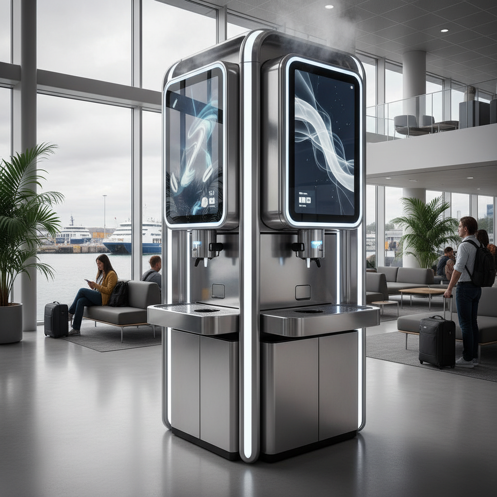 Ai Coffee Machine For Ferry Terminals