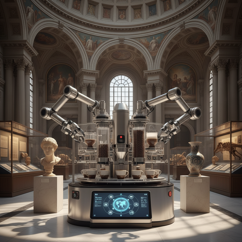 Robot Coffee Machine For National Museums