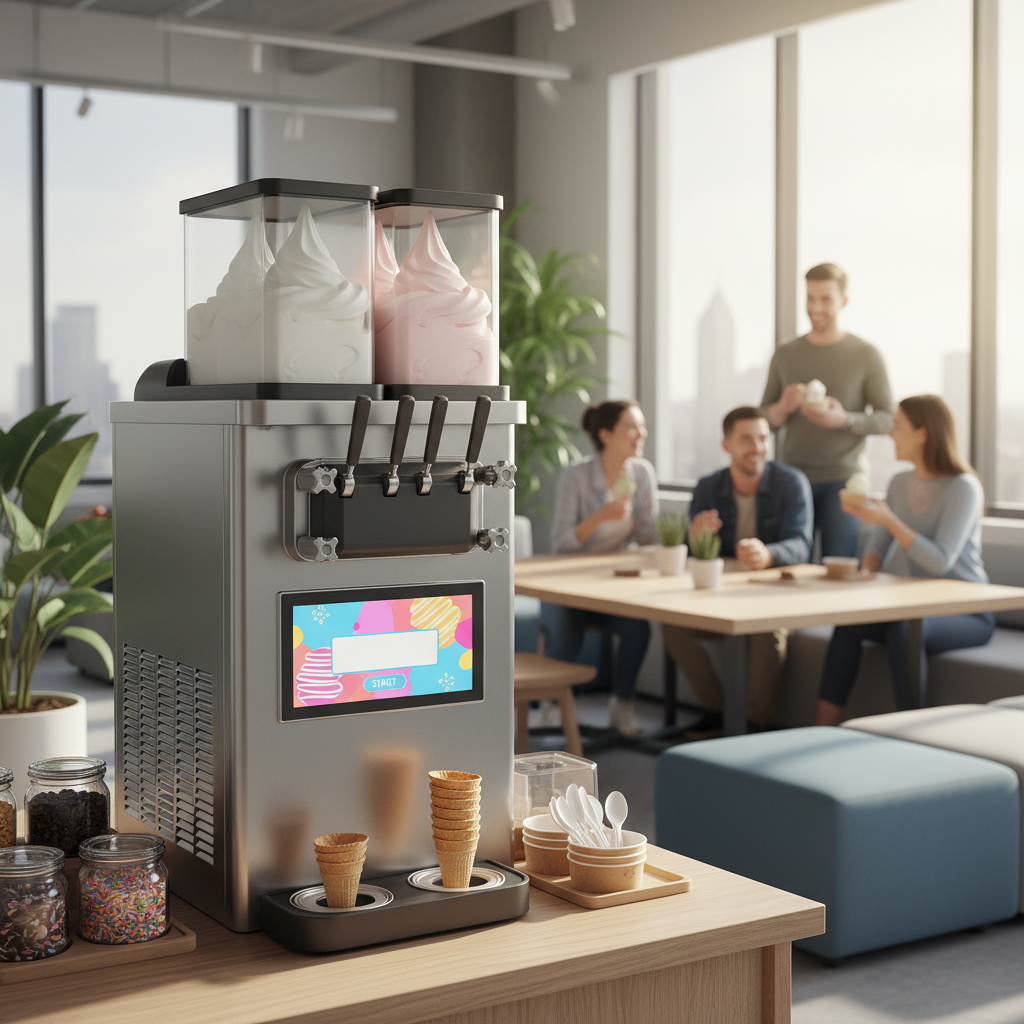Self Serve Ice Cream Machine For Co-working Spaces
