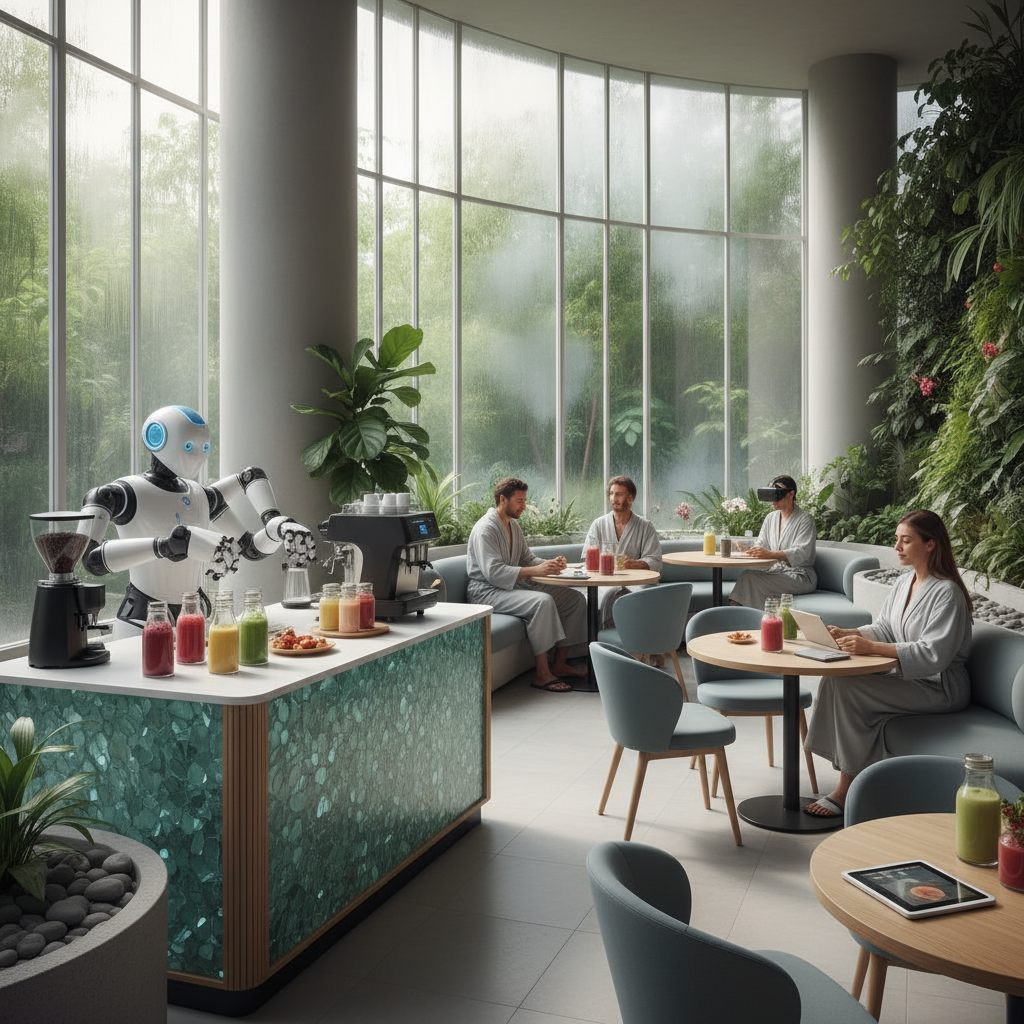 Robot Cafe For Wellness Centers