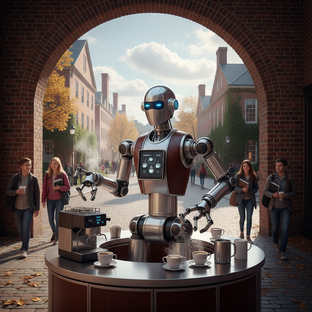 Coffee Robot For Harvard University Campus