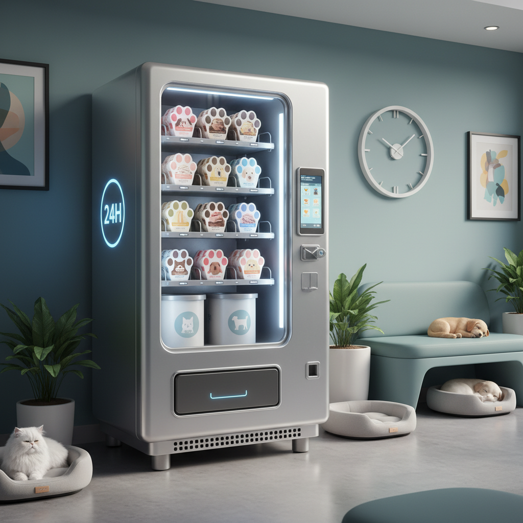 Icecream Vending Machine For 24h Vet Clinics