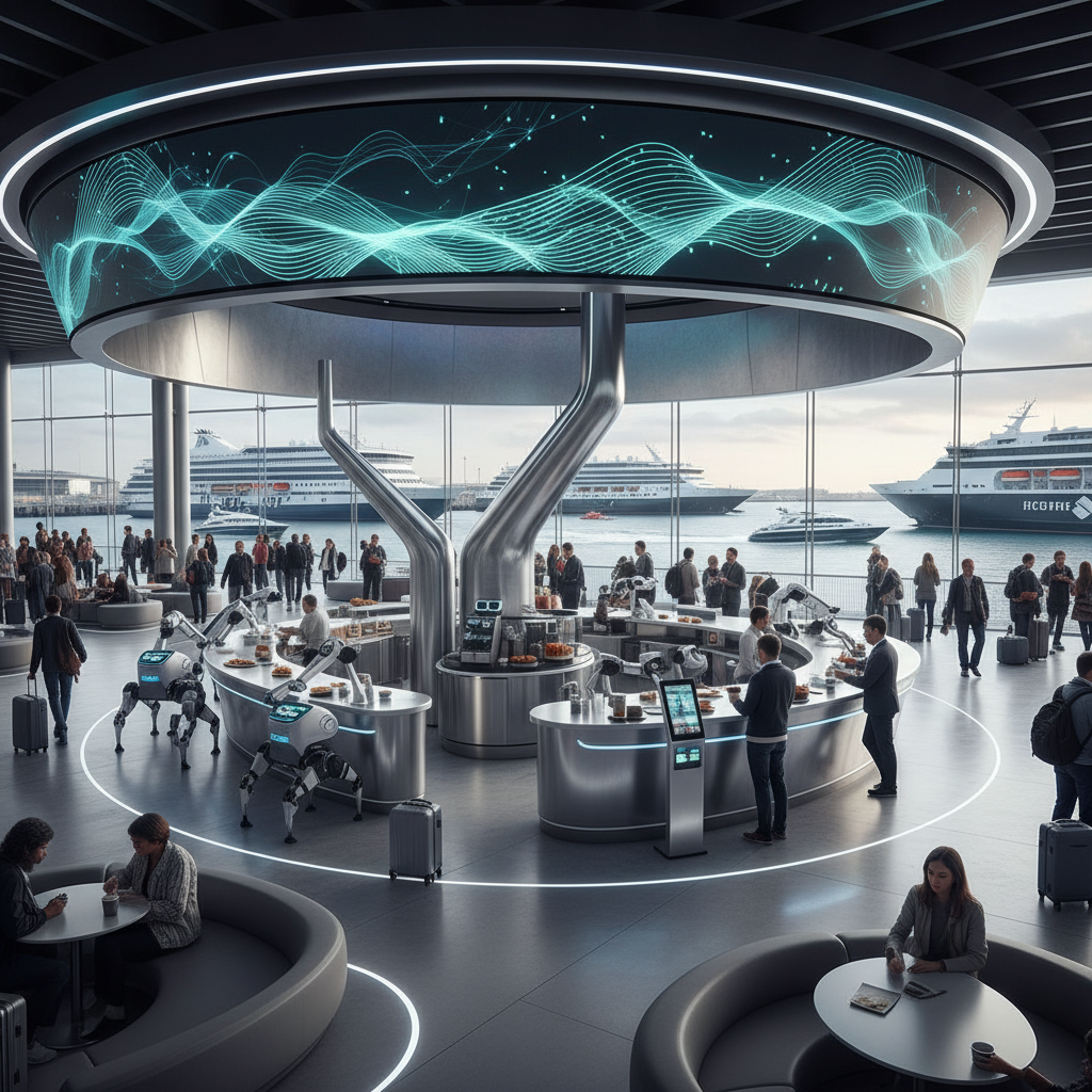 Robot Cafe For Ferry Terminals