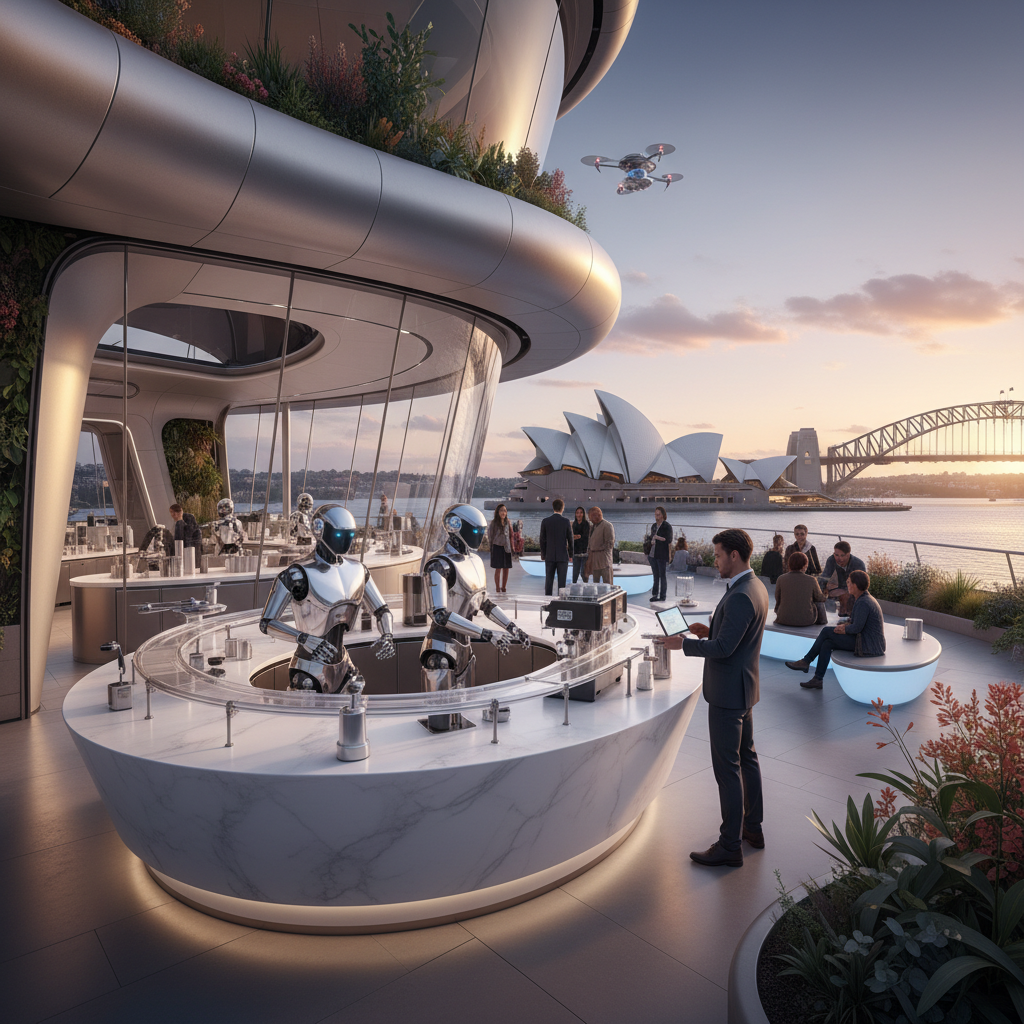 Robot Coffee Shop For Sydney Opera House