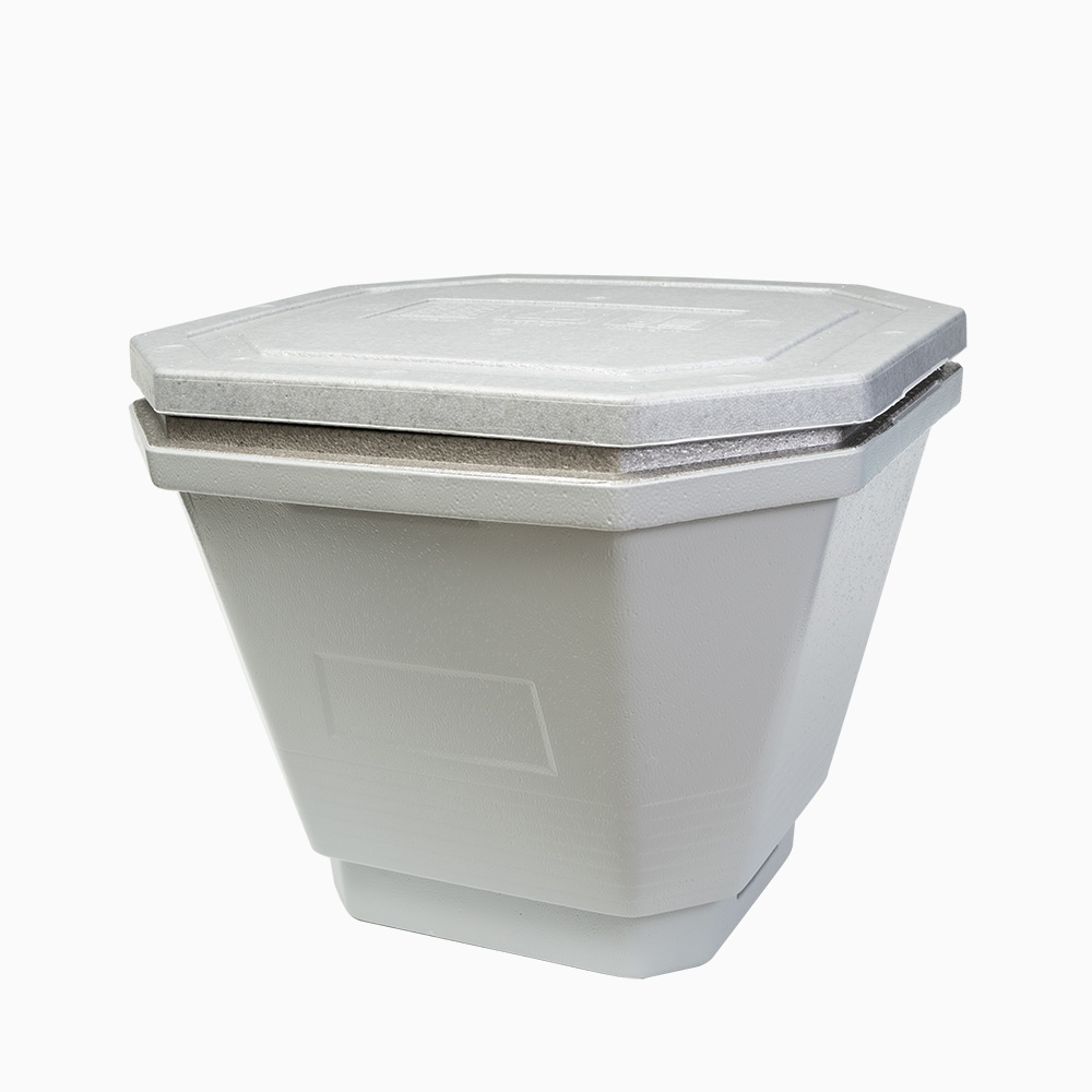 Pot de fleurs intégré en mousse EPP et blister : une solution de jardinage innovante