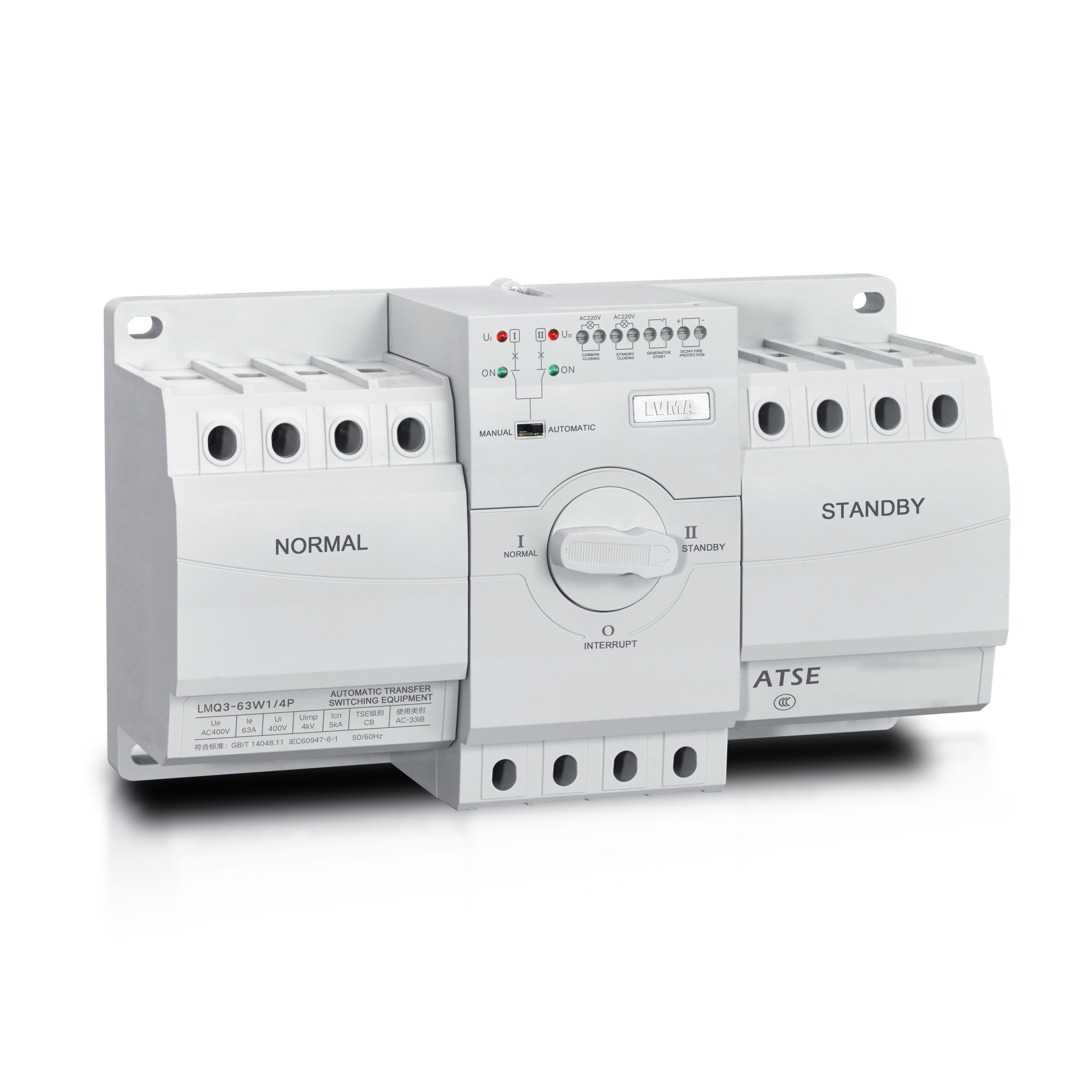 LMQ3-W1 Automatic Transfor Switch Ats 63A