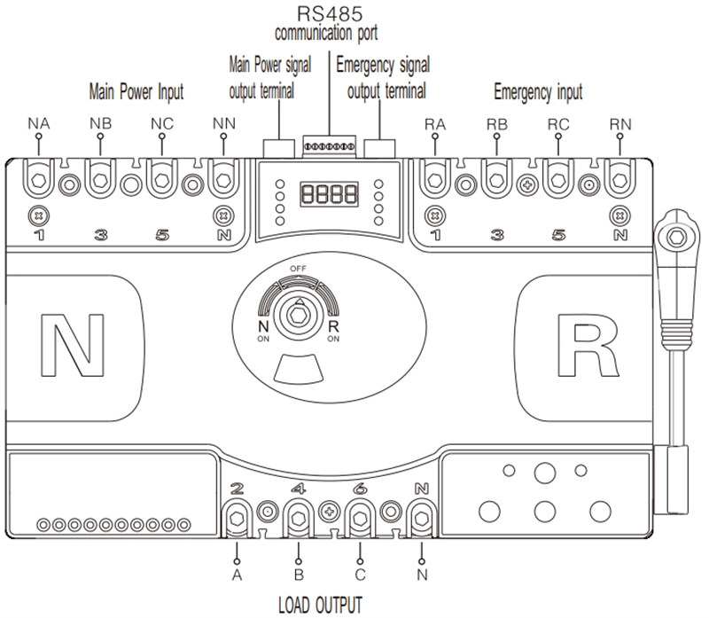 LMQ3-W1 Automatic Transfor Switch ats 630A01