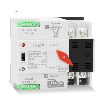 ATS 100A,Automatic Transfer Switch 2P 3P 4P LMQ4-100X