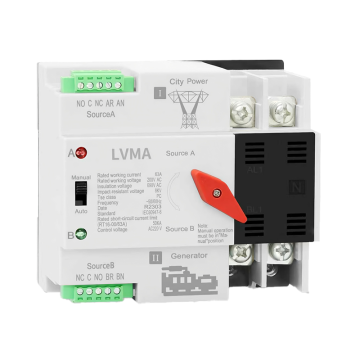 ATS 100A,Automatic Transfer Switch 2P 3P 4P LMQ4-100X