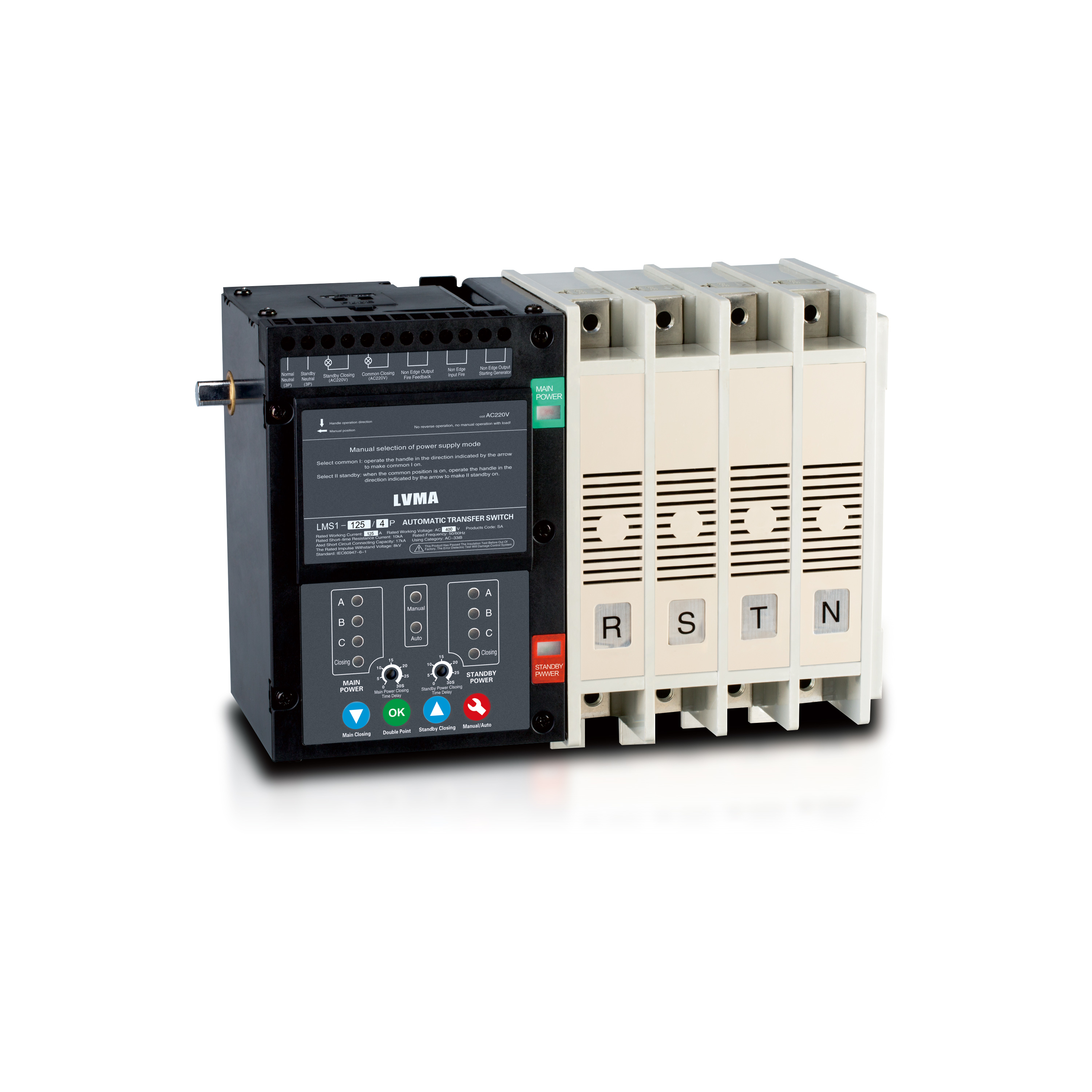 LMS1-LA3 Series PC Automatic transfer switch Ats 630A