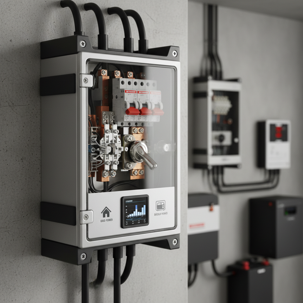 20a Automatic Transfer Switch For Home Backup