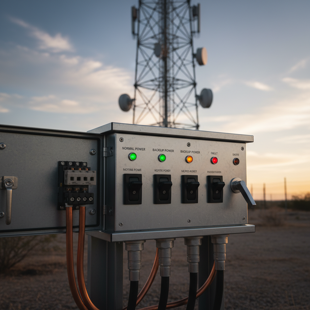 30a Automatic Transfer Switch For Telecom Stations