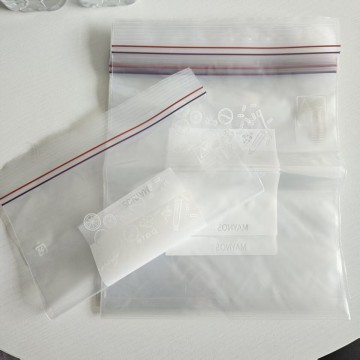 Reusable Transparent Snack Packaging Ziplock Bags