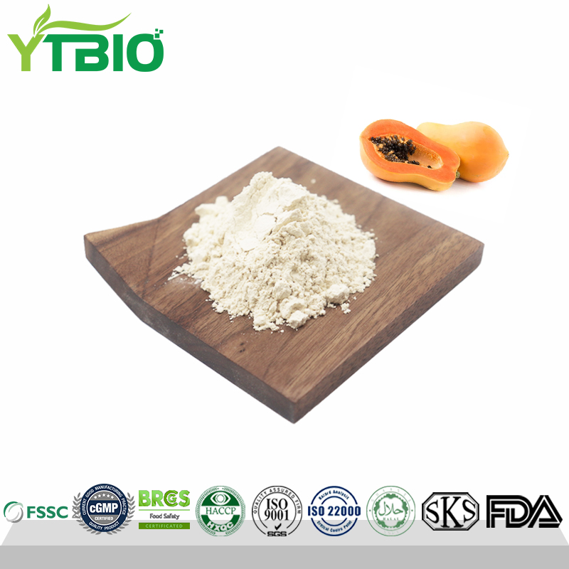 Natural Papain Papaya Enzyme Powder Food Grade