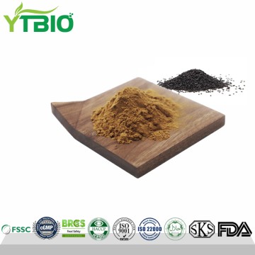 Extracto de semillas de sésamo negro premium 70% sesamina Fabricante
