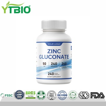 Bulk Zinc Gluconate Capsules | Professional Dietary Supplement Producer