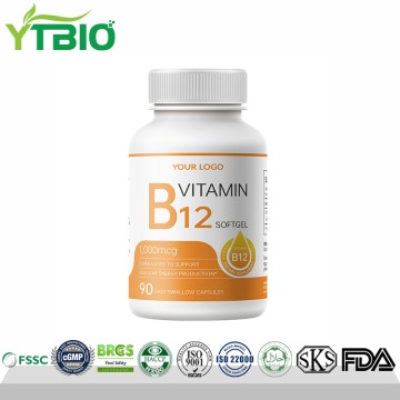 Custom Vitamin B12 Softgel | Reliable Health Supplement Manufacturer