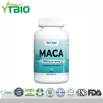 Maca Tablets Manufacturer | Custom Formula & Packaging Service