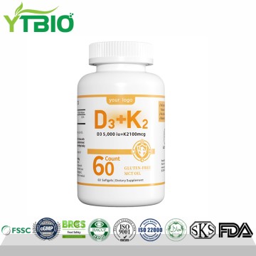 Vitamin D3+K2 Softgel | Direct Factory Bulk Order Support