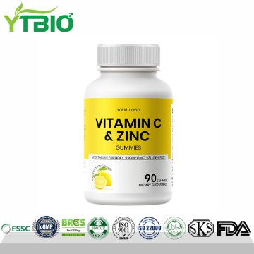 Private Label Vitamin C & Zinc Gummies | Immune Health Supplement Manufacturer