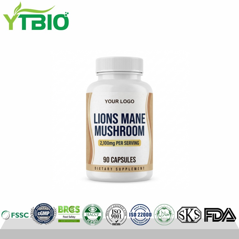 Private Label Lions Mane Mushroom Capsules | OEM Manufacturer