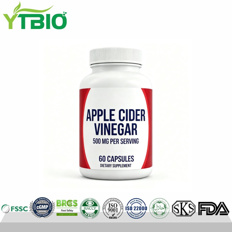 Factory Supply 500mg Apple Cider Vinegar Capsules | OEM ODM Manufacturer