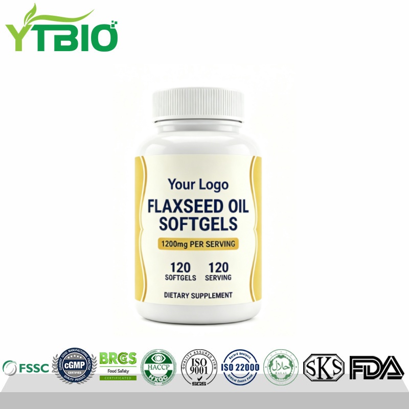 High Absorption Flaxseed Oil Softgels | OEM Private Label